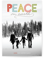 Modern Headline Holiday Photo Cards