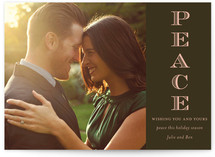 Simply Peace Holiday Photo Cards