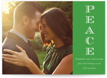 Simply Peace Holiday Photo Cards
