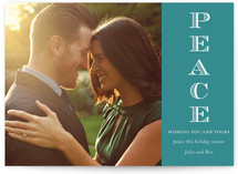 Simply Peace Holiday Photo Cards
