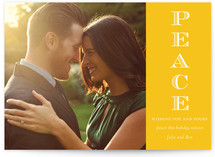Simply Peace Holiday Photo Cards