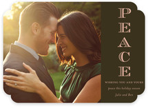 Simply Peace Holiday Photo Cards