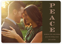 Simply Peace Holiday Photo Cards