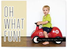 Pure Fun Holiday Photo Cards