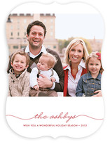 Beautifully Penned Holiday Photo Cards
