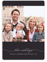 Beautifully Penned Holiday Photo Cards