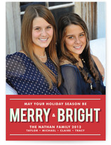 Merry and Bright Holiday Photo Cards