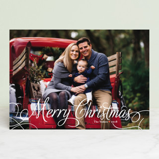 Classic Merry Holiday Photo Cards