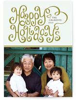 Merry Ribbon Holiday Photo Cards