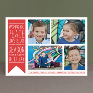 Minted photo christmas card