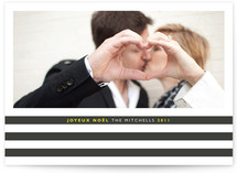 Noel in Stripes Holiday Photo Cards, by b.wise papers