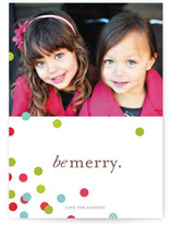 Confetti Scatter Holiday Photo Cards
