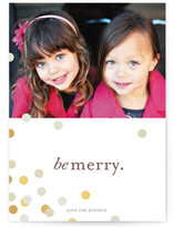 Confetti Scatter Holiday Photo Cards