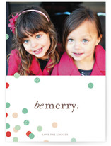 Confetti Scatter Holiday Photo Cards