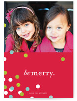 Confetti Scatter Holiday Photo Cards