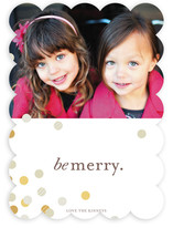 Confetti Scatter Holiday Photo Cards
