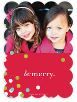 Confetti Scatter Holiday Photo Cards