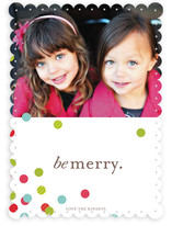Confetti Scatter Holiday Photo Cards
