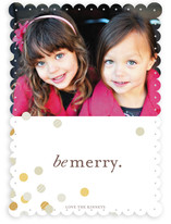 Confetti Scatter Holiday Photo Cards