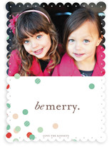 Confetti Scatter Holiday Photo Cards