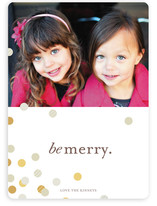 Confetti Scatter Holiday Photo Cards