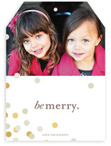 Confetti Scatter Holiday Photo Cards