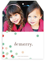 Confetti Scatter Holiday Photo Cards