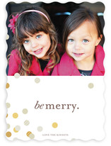 Confetti Scatter Holiday Photo Cards