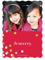Confetti Scatter Holiday Photo Cards