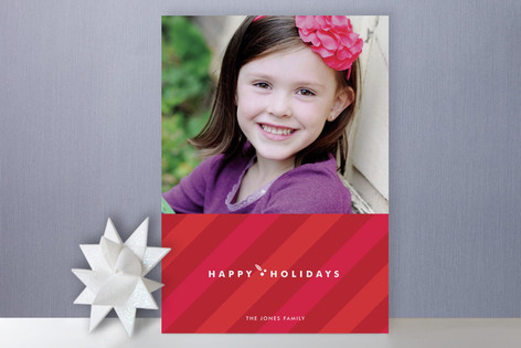 Fruit Stripe Holiday Photo Cards