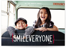 Smile Everyone Holiday Photo Cards