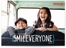 Smile Everyone Holiday Photo Cards