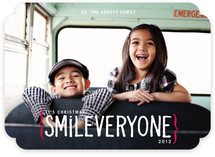 Smile Everyone Holiday Photo Cards