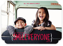 Smile Everyone Holiday Photo Cards
