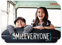Smile Everyone Holiday Photo Cards