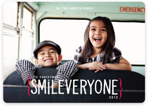 Smile Everyone Holiday Photo Cards