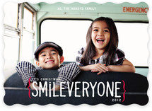 Smile Everyone Holiday Photo Cards