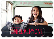 Smile Everyone Holiday Photo Cards