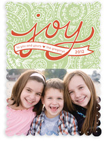 Paisley Joy Holiday Photo Cards
