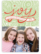 Paisley Joy Holiday Photo Cards