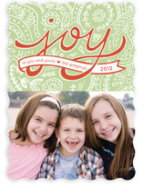 Paisley Joy Holiday Photo Cards