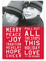 All the Stops Holiday Photo Cards