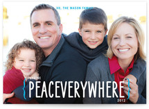 Peace Everywhere Holiday Photo Cards