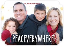 Peace Everywhere Holiday Photo Cards
