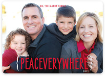 Peace Everywhere Holiday Photo Cards