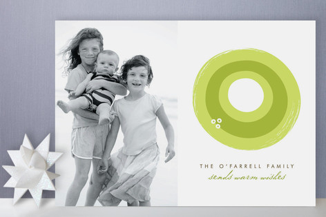 Statement Wreath Holiday Photo Cards