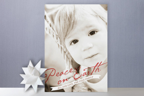 A Merry Banner Holiday Photo Cards