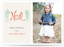 Antique Noel Holiday Photo Cards
