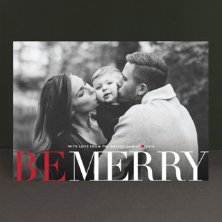 Big and Merry Holiday Photo Cards