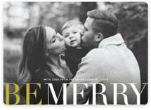 Big and Merry Holiday Photo Cards